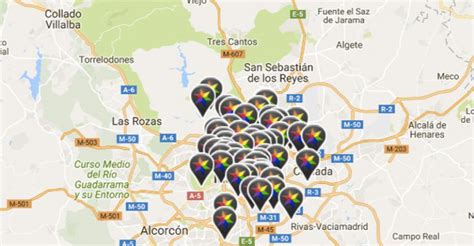 mapa cruising madrid|Donde hacer Cruising en Madrid